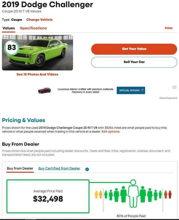 Used 2019 Dodge Challenger R/T w/ Plus Package RWD image 19