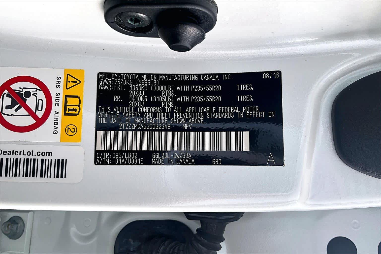 Used 2016 Lexus RX 350 FWD w/ Premium Package image 29