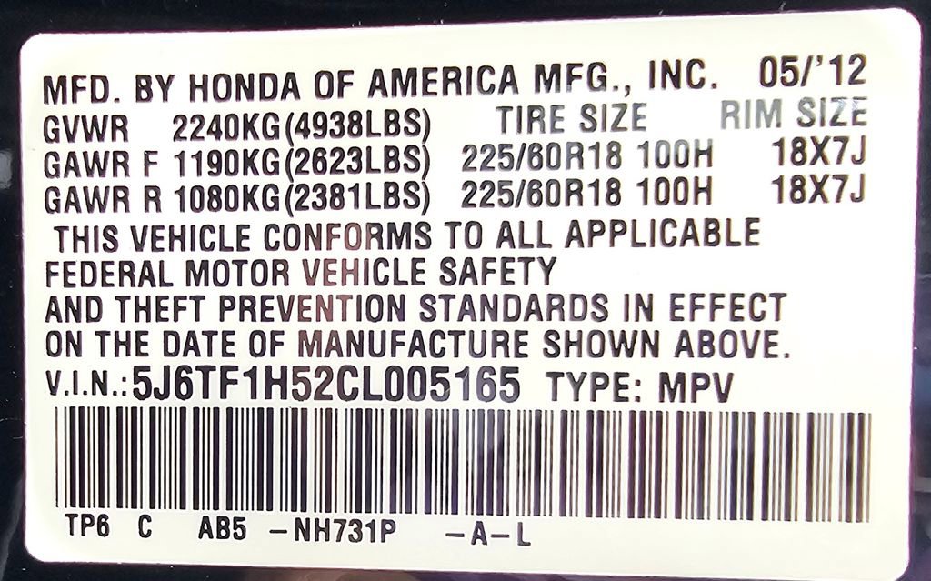Used 2012 Honda Crosstour EX-L image 26