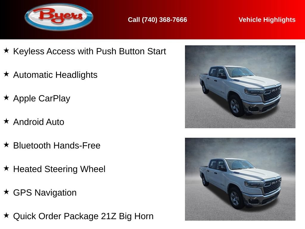 Used 2025 RAM 1500 Big Horn AWD/4WD image 13