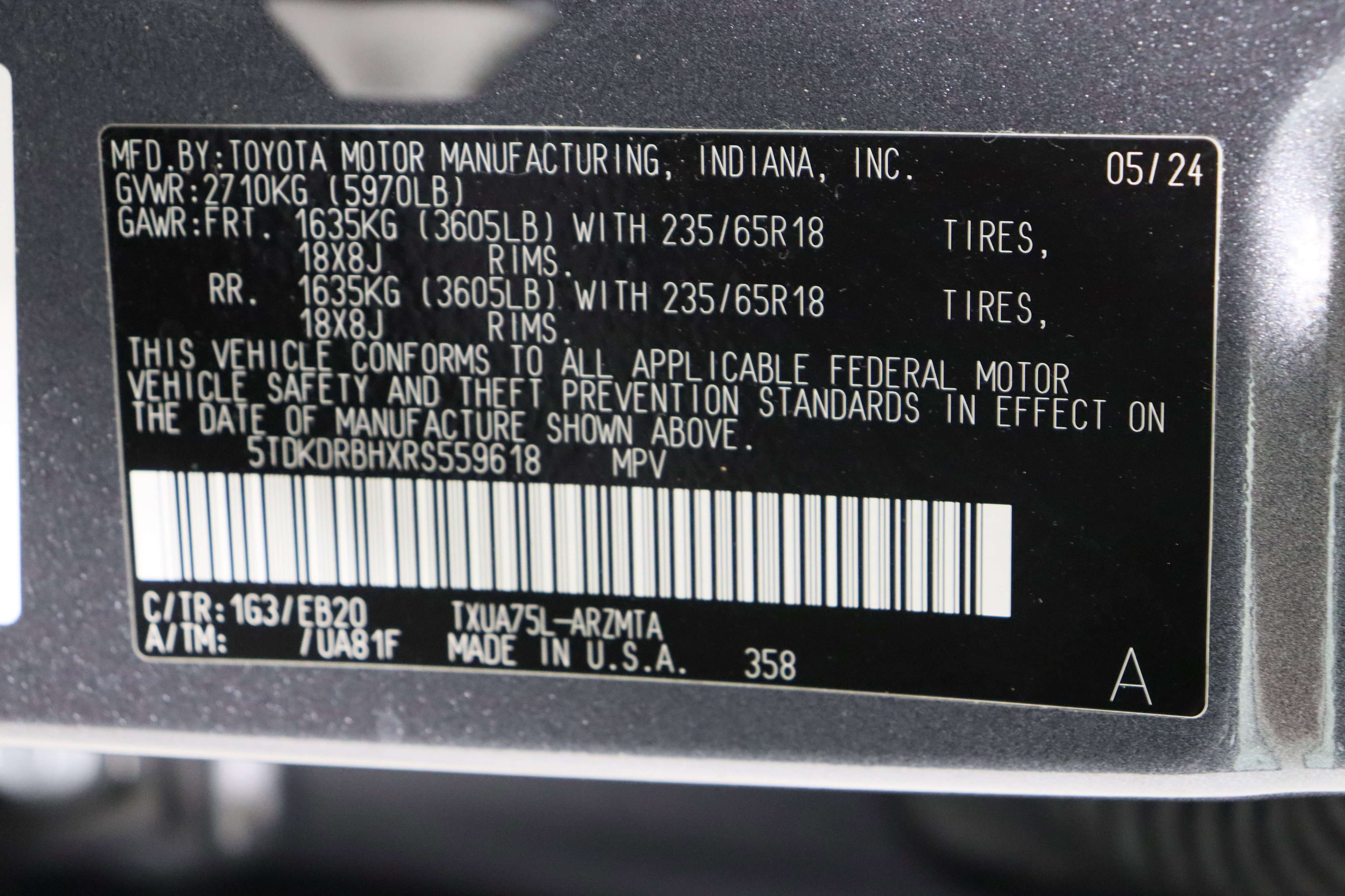 Used 2024 Toyota Highlander XLE image 44