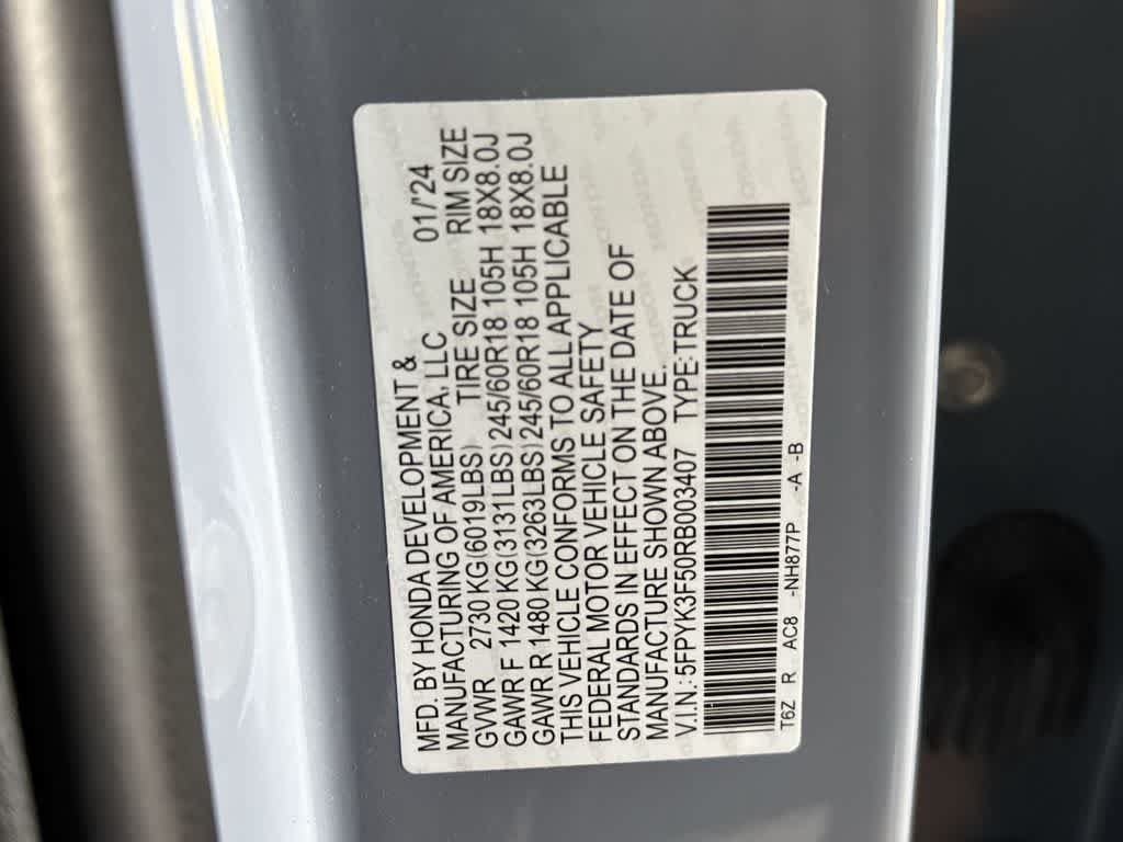 Used 2024 Honda Ridgeline RTL image 28
