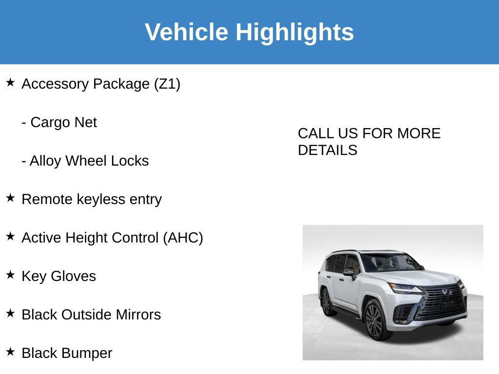 Used 2024 Lexus LX 600 4WD w/ Appearance Package image 22