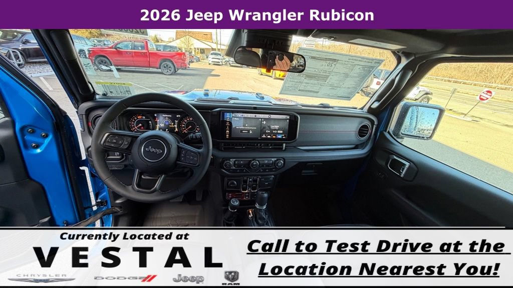 New 2026 Jeep Wrangler Unlimited Rubicon w/ Whitecap Package AWD/4WD image 24