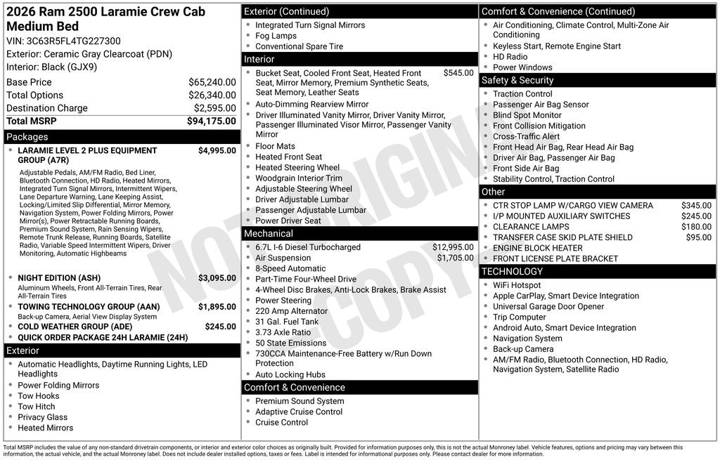 New 2026 RAM 2500 Laramie image 33