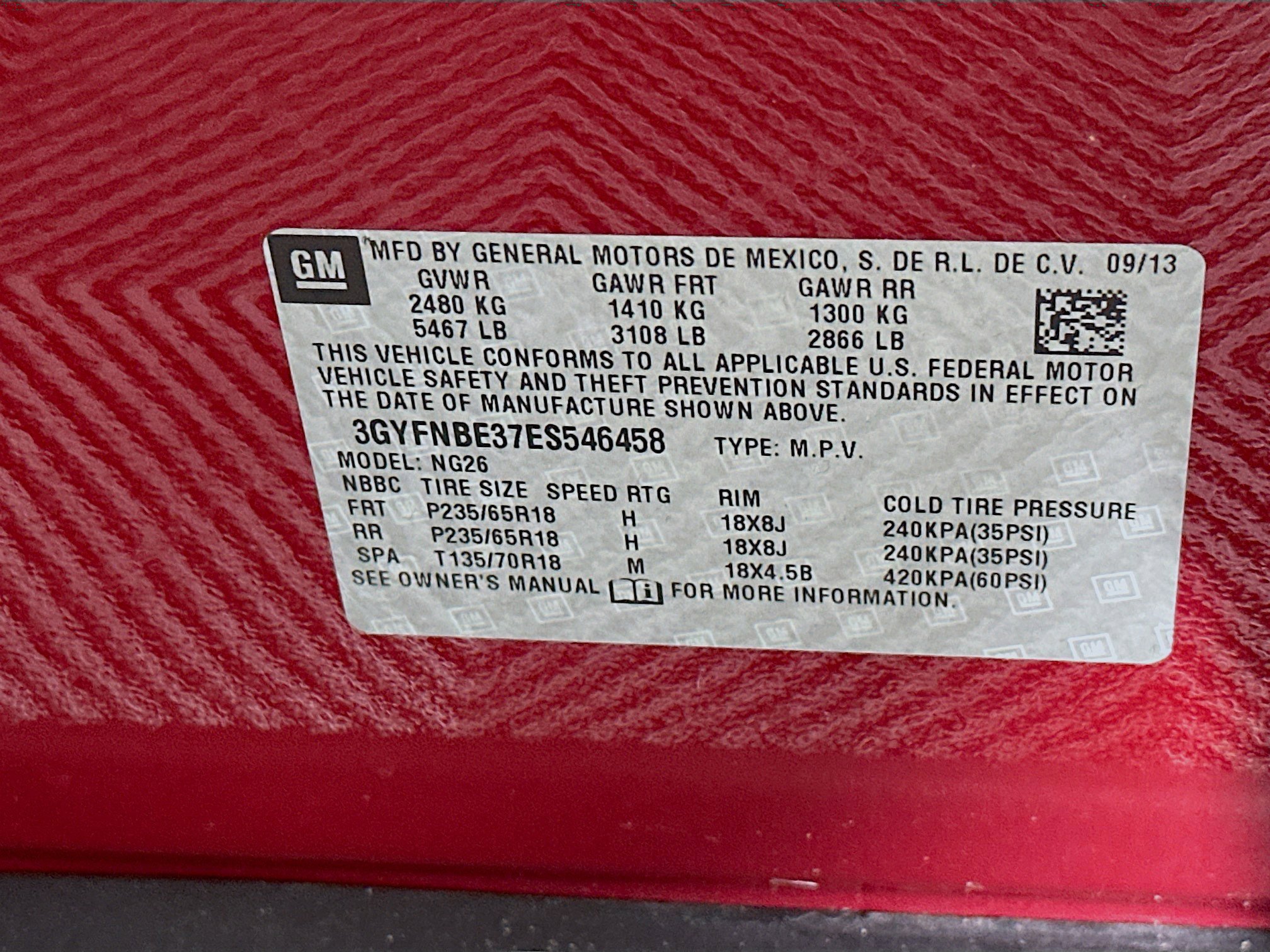 Used 2014 Cadillac SRX Luxury w/ Driver Awareness Package FWD image 12