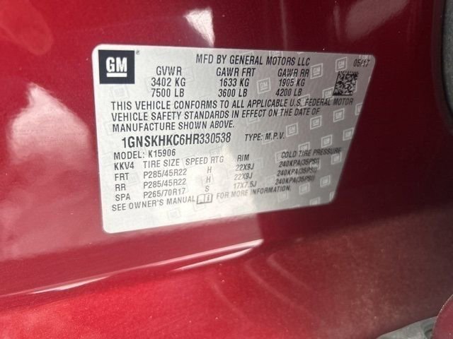 Used 2017 Chevrolet Suburban LT w/ Luxury Package image 29