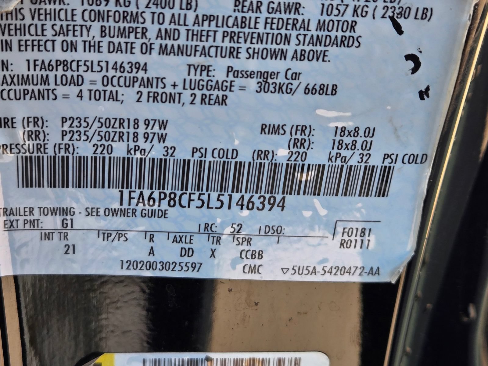 Used 2020 Ford Mustang GT RWD image 12