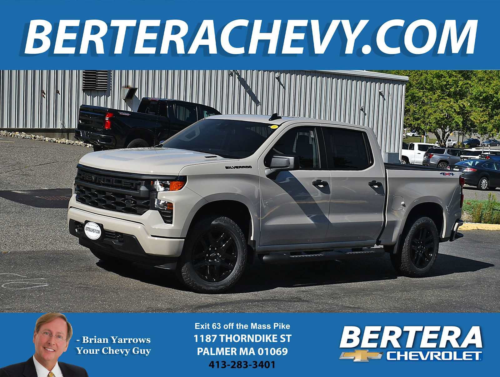 New 2026 Chevrolet Silverado 1500 Custom w/ Turbomax Blackout Package AWD/4WD video 1
