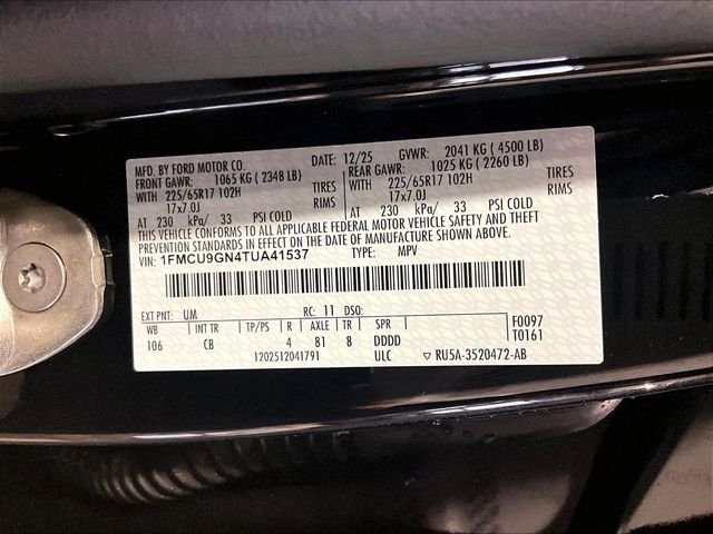 New 2026 Ford Escape Active w/ Active Premium Tech Pack AWD/4WD image 14