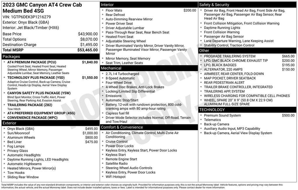 Used 2023 GMC Canyon AT4 w/ AT4 Premium Package image 2