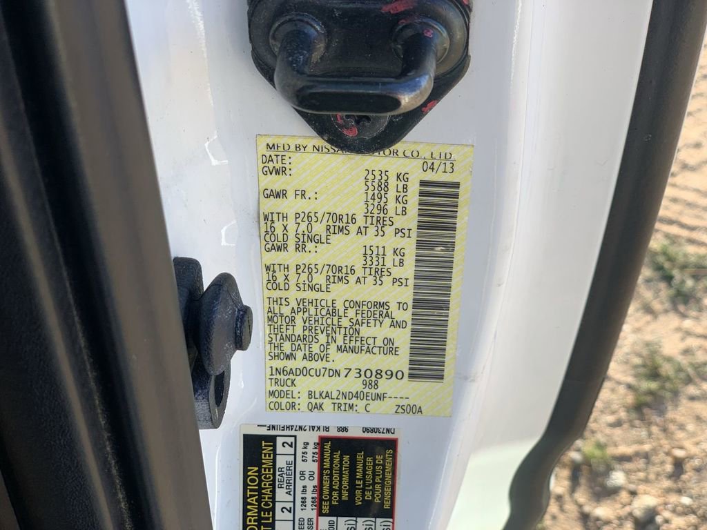 Used 2013 Nissan Frontier SV w/ SV Value Truck Pkg image 32