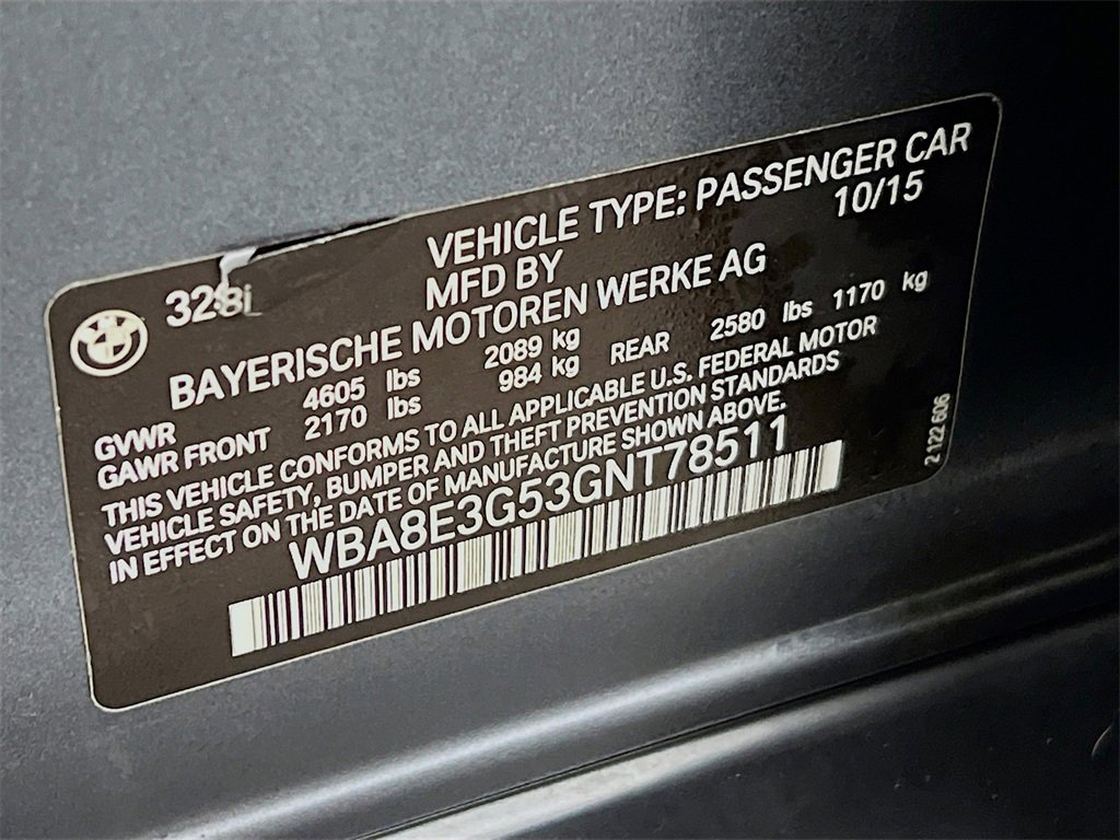 Used 2016 BMW 328i xDrive Sedan image 32