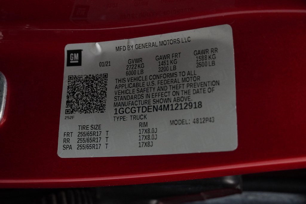 Used 2021 Chevrolet Colorado Z71 w/ Safety Package image 55