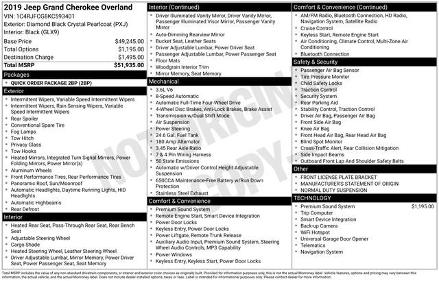 Used 2019 Jeep Grand Cherokee Overland image 27