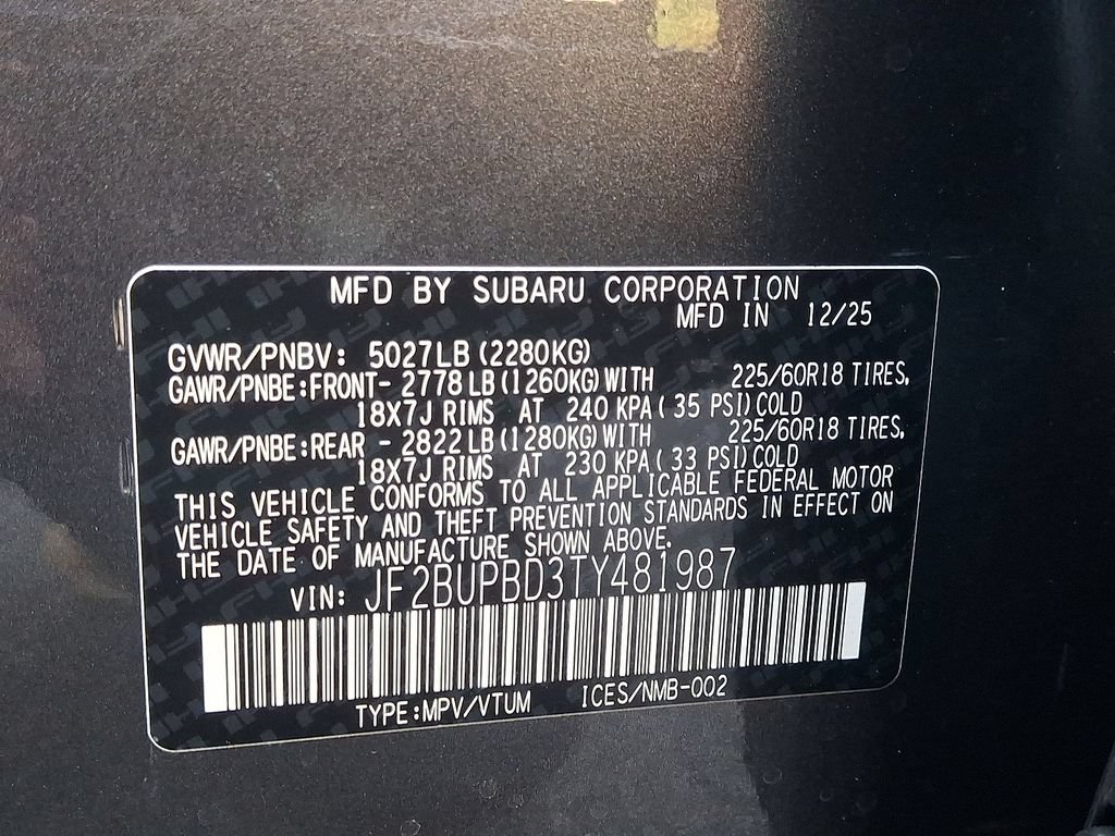 New 2026 Subaru Outback Premium w/ Premium/Limited Package 2 AWD/4WD image 18