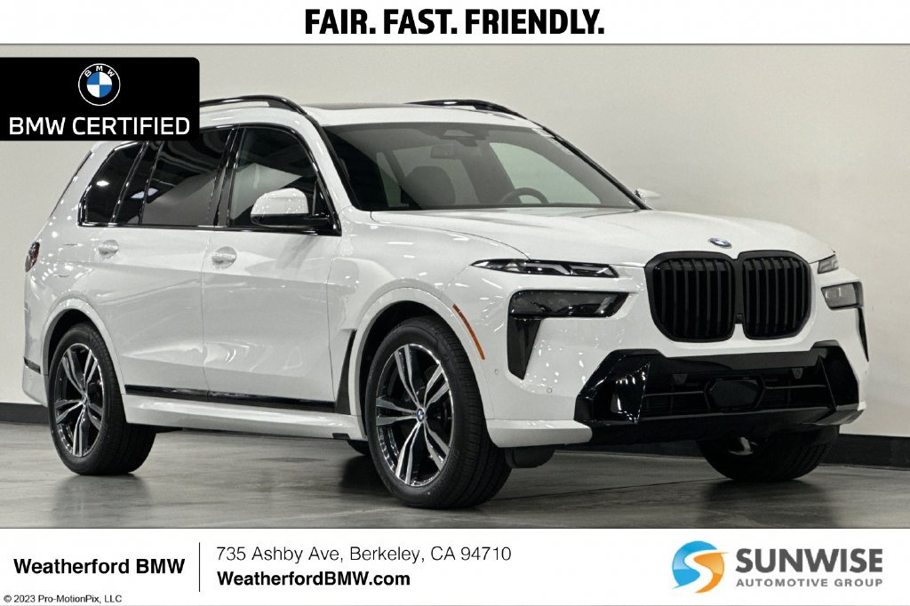 Certified 2024 BMW X7 xDrive40i w/ M Sport Package AWD/4WD image 1