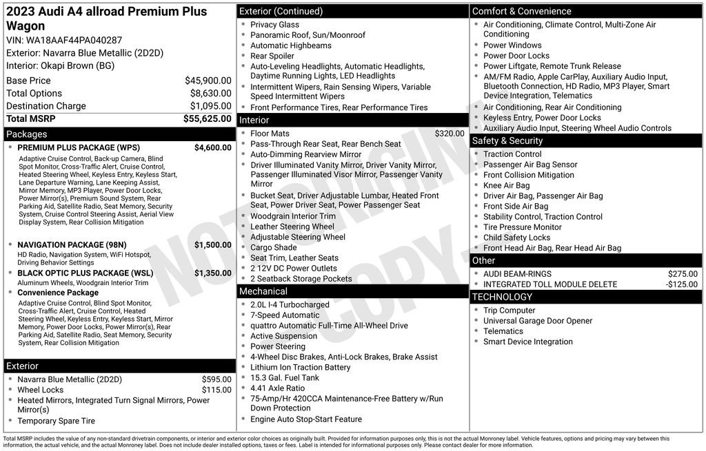 Used 2023 Audi A4 2.0T allroad Premium Plus w/ Premium Plus Package image 27