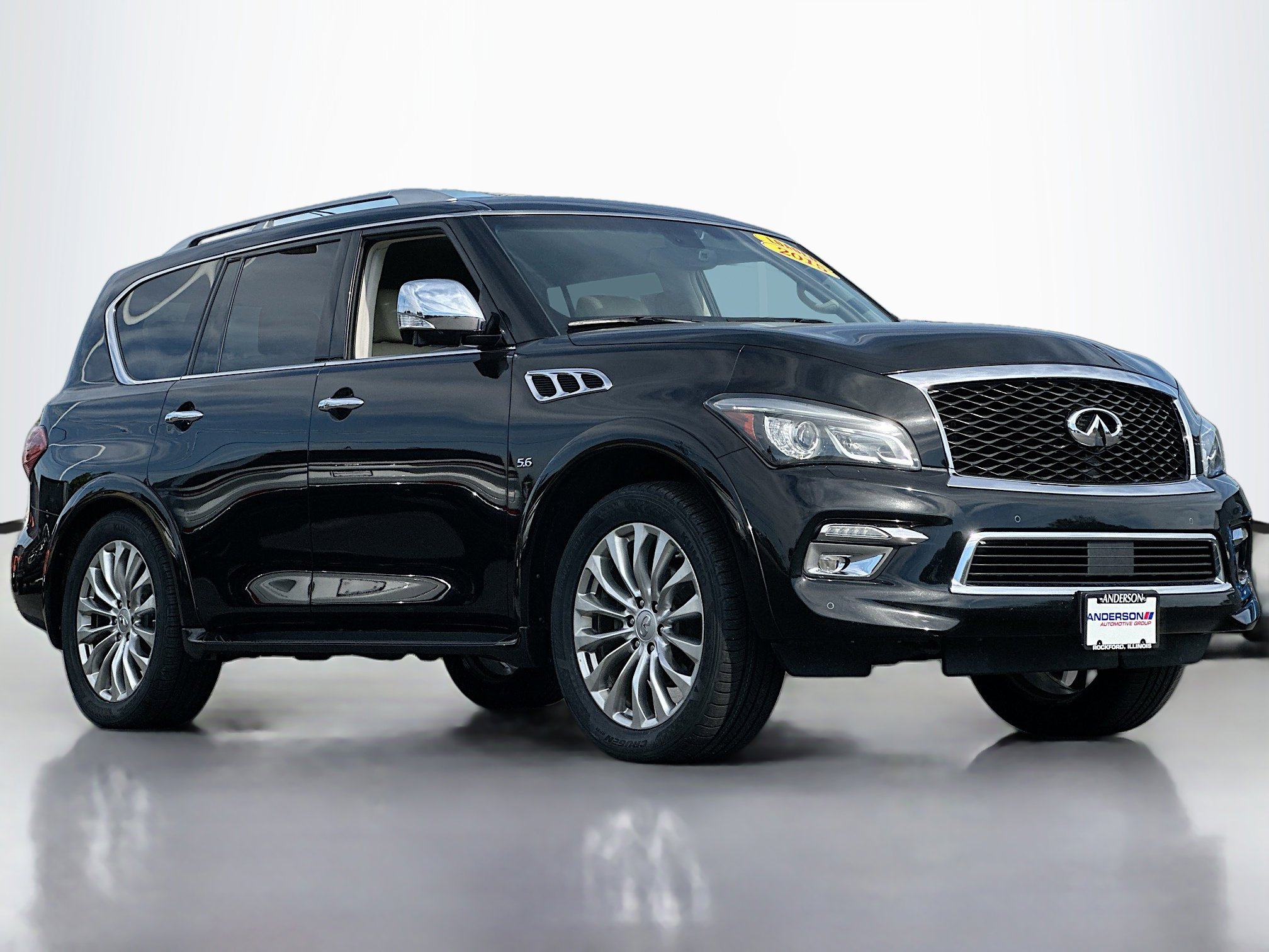 Used 2015 INFINITI QX80 4WD w/ Deluxe Technology Package