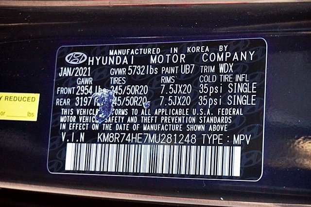 Used 2021 Hyundai Palisade Calligraphy w/ Cargo Package FWD image 14