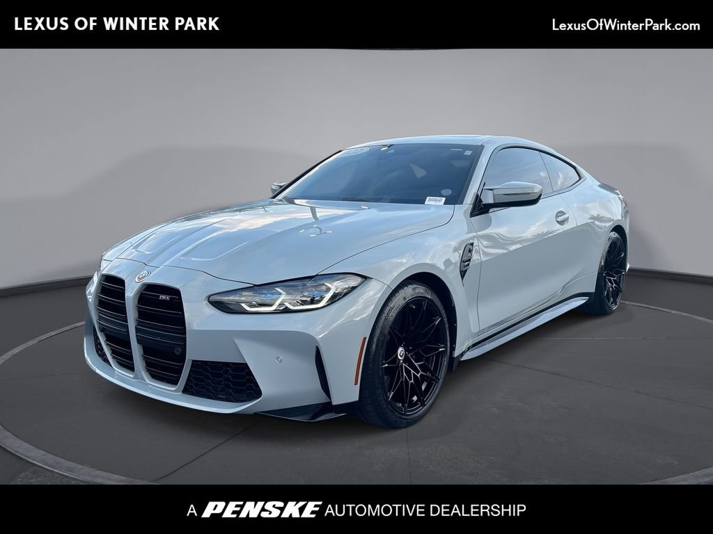 Used 2022 BMW M4 Coupe w/ Executive Package RWD image 1