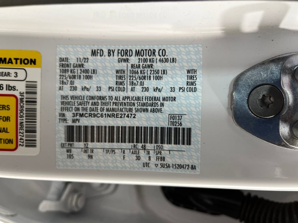 Used 2022 Ford Bronco Sport Outer Banks w/ Tech Package image 31