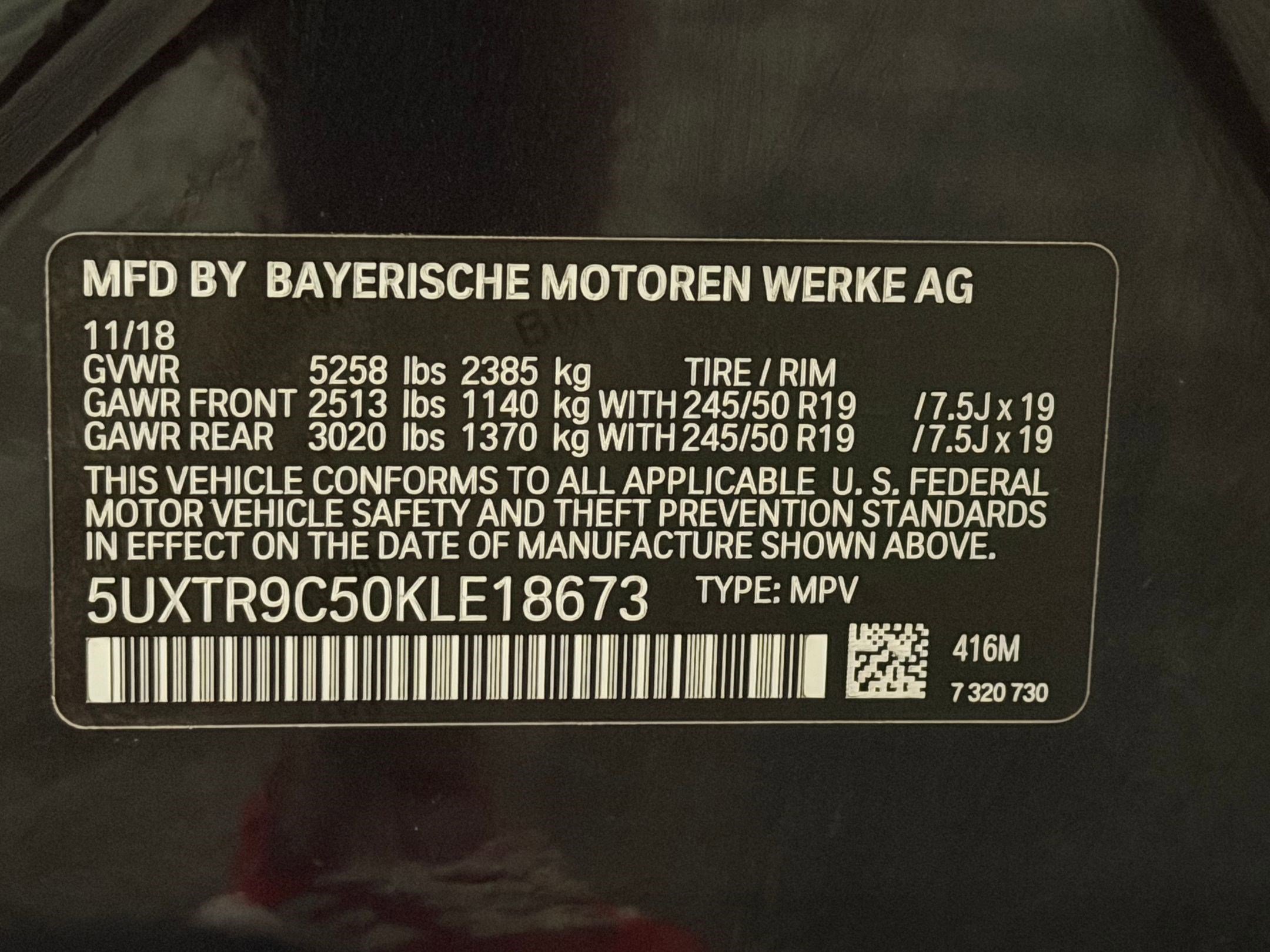 Used 2019 BMW X3 xDrive30i w/ M Sport Package 2 AWD/4WD image 20