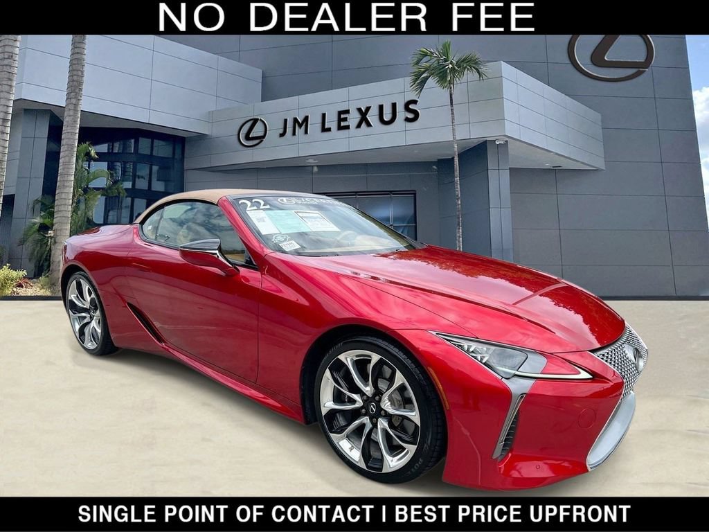Certified 2022 Lexus LC 500 Convertible w/ Touring Package
