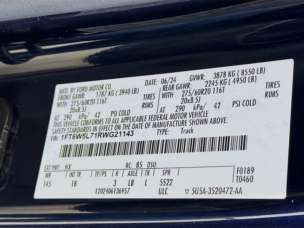 Used 2024 Ford F150 Lightning Lariat image 44