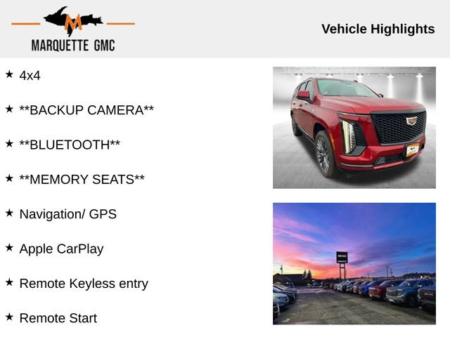 Used 2025 Cadillac Escalade Sport Platinum w/ LPO, Floor Liner Package image 3