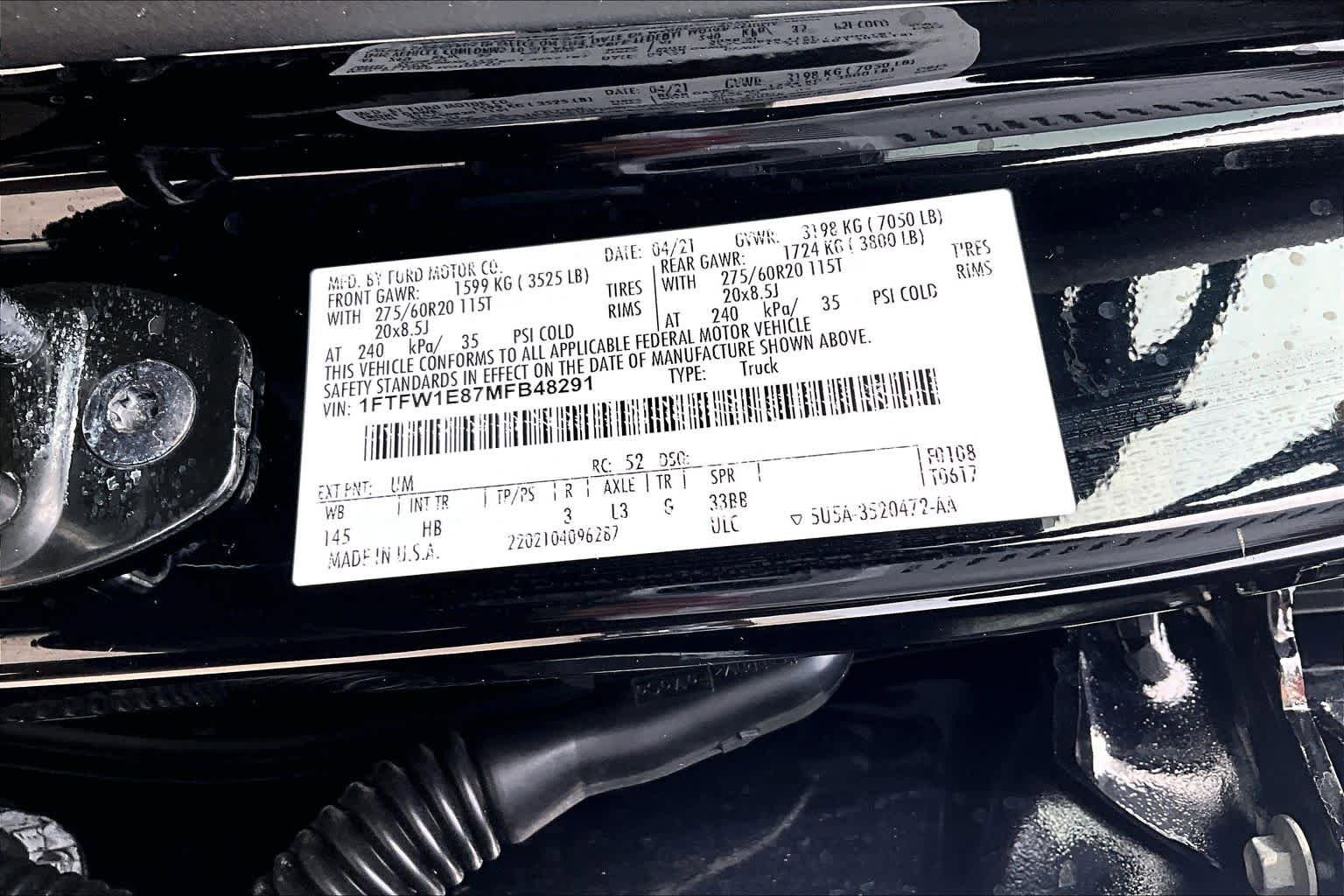 Used 2021 Ford F150 Lariat AWD/4WD image 37