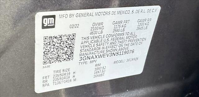 Used 2022 Chevrolet Equinox RS w/ RS Leather Package image 22