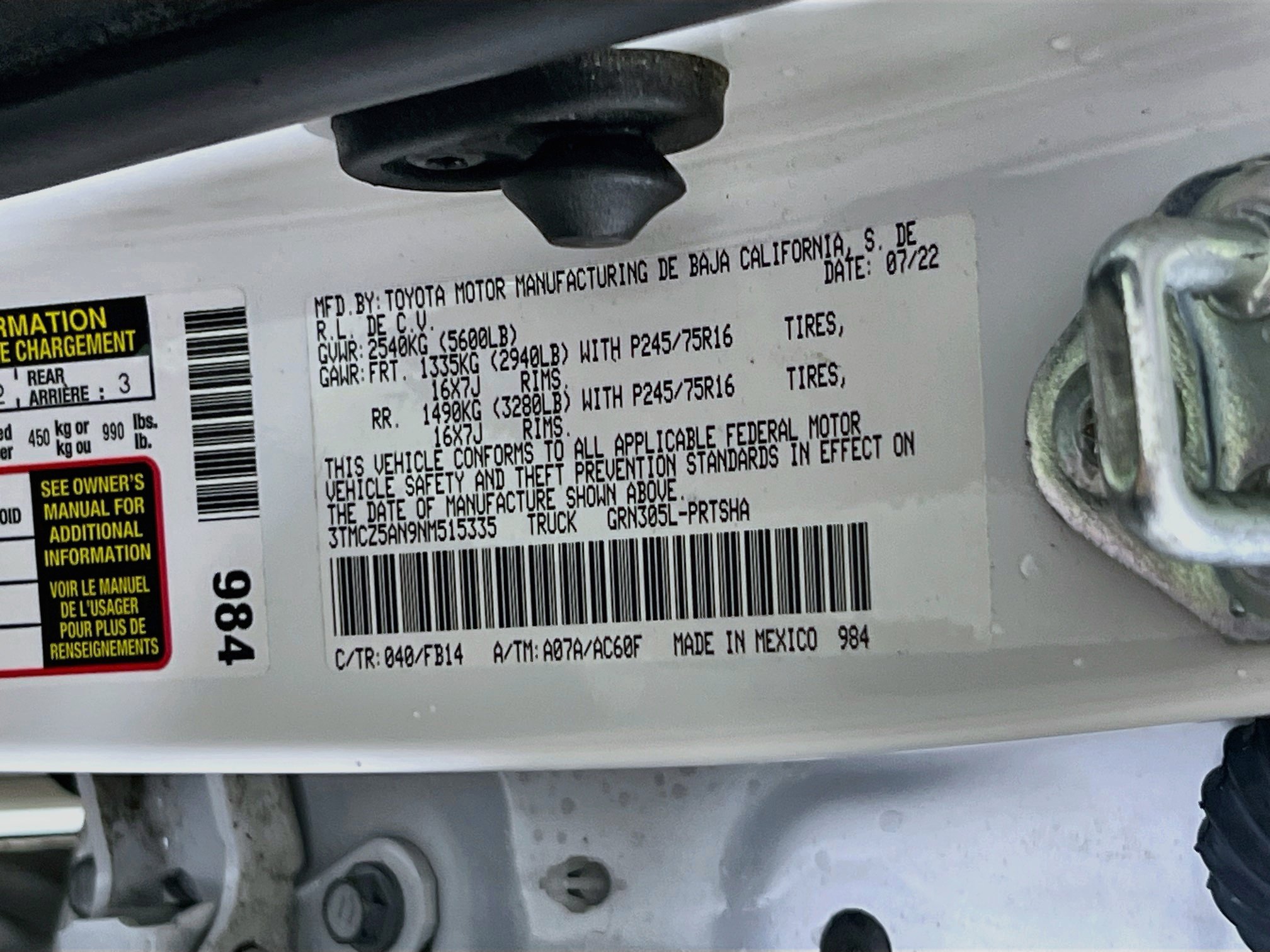 Used 2022 Toyota Tacoma SR AWD/4WD image 29