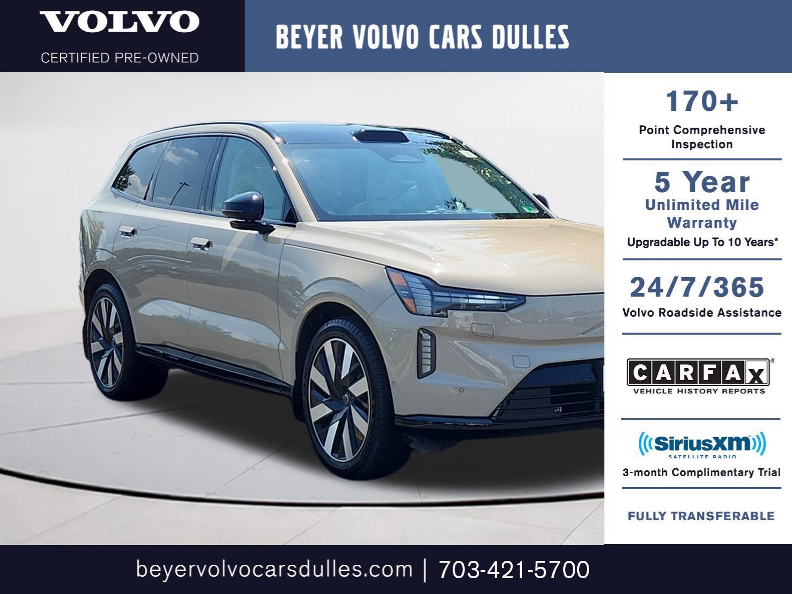 Certified 2025 Volvo EX90 Ultra