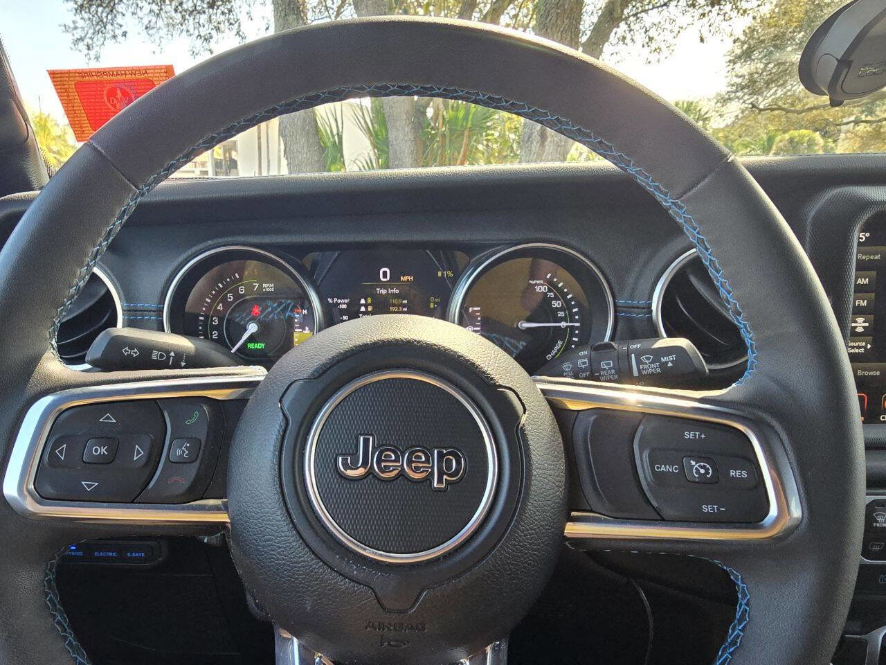 Used 2023 Jeep Wrangler Unlimited Rubicon 4xe w/ Cold Weather Group image 13