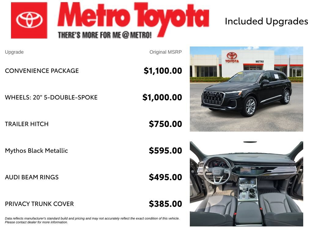 Used 2025 Audi Q7 2.0T Premium w/ Convenience Package AWD/4WD image 4