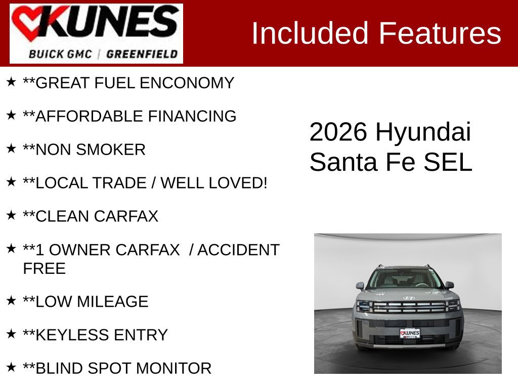 Used 2026 Hyundai Santa Fe SEL FWD image 3