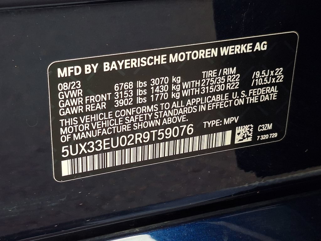 Used 2024 BMW X5 M60i w/ Executive Package AWD/4WD image 33