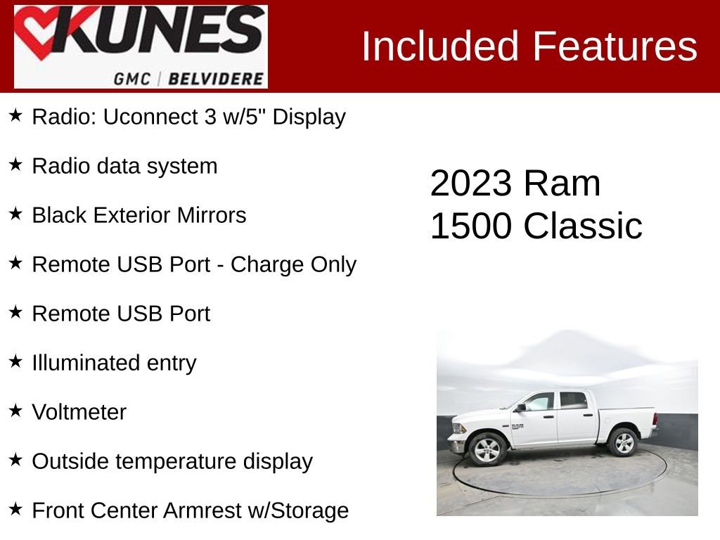 Used 2023 RAM 1500 Classic SLT image 2