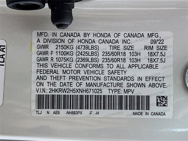 Certified 2022 Honda CR-V EX image 32