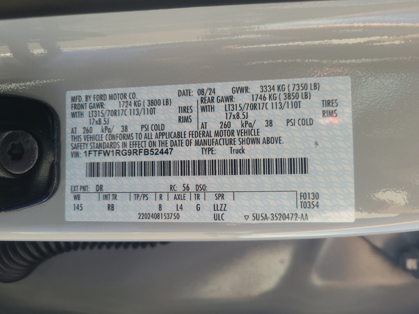 Certified 2024 Ford F150 Raptor AWD/4WD image 25