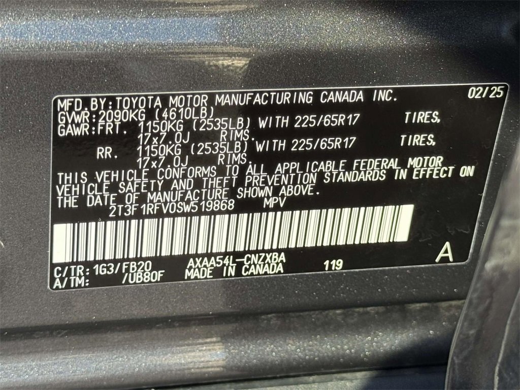 Used 2025 Toyota RAV4 LE image 26