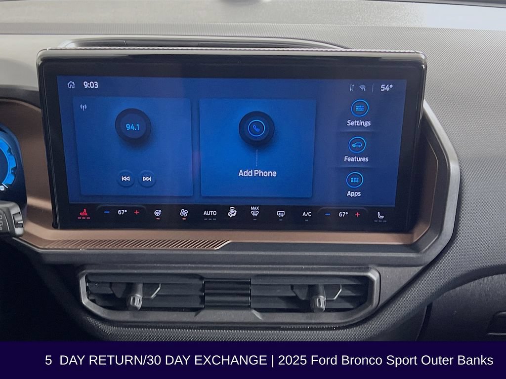 Used 2025 Ford Bronco Sport Outer Banks AWD/4WD image 17