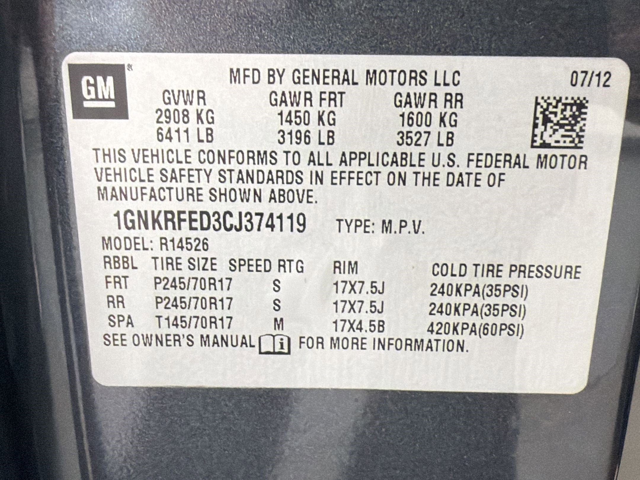 Used 2012 Chevrolet Traverse LS FWD image 17