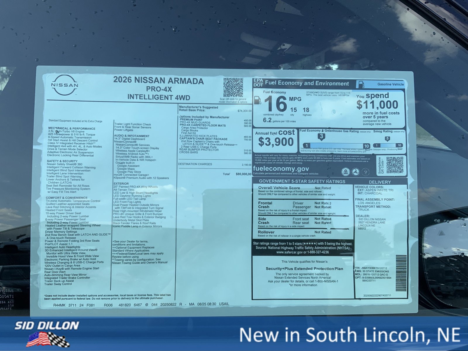 New 2026 Nissan Armada PRO-4X w/ Captain's Chari Seat Package image 13