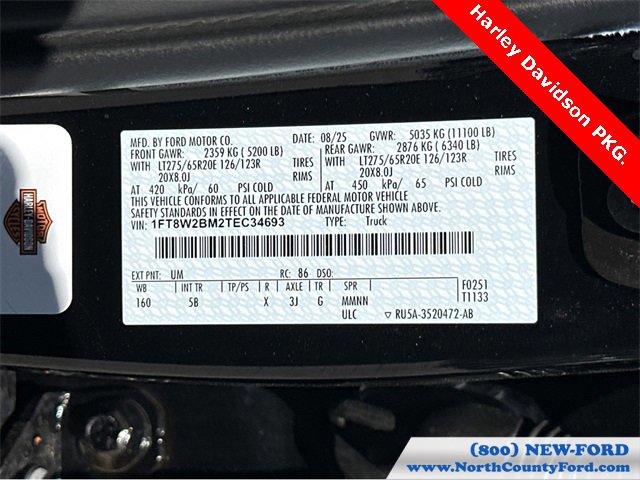 New 2026 Ford F250 Lariat w/ Black Appearance Package image 48