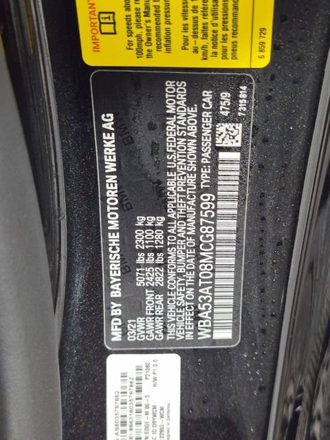 Used 2021 BMW M440i Convertible w/ Executive Package RWD image 31