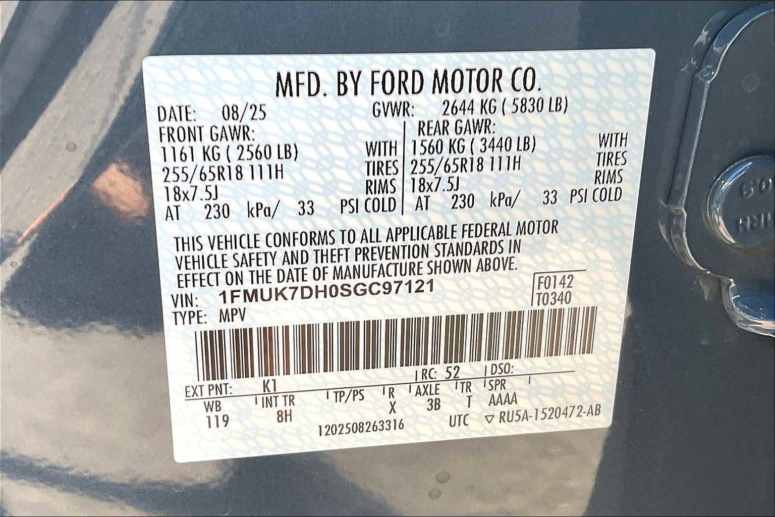 New 2025 Ford Explorer Active image 19