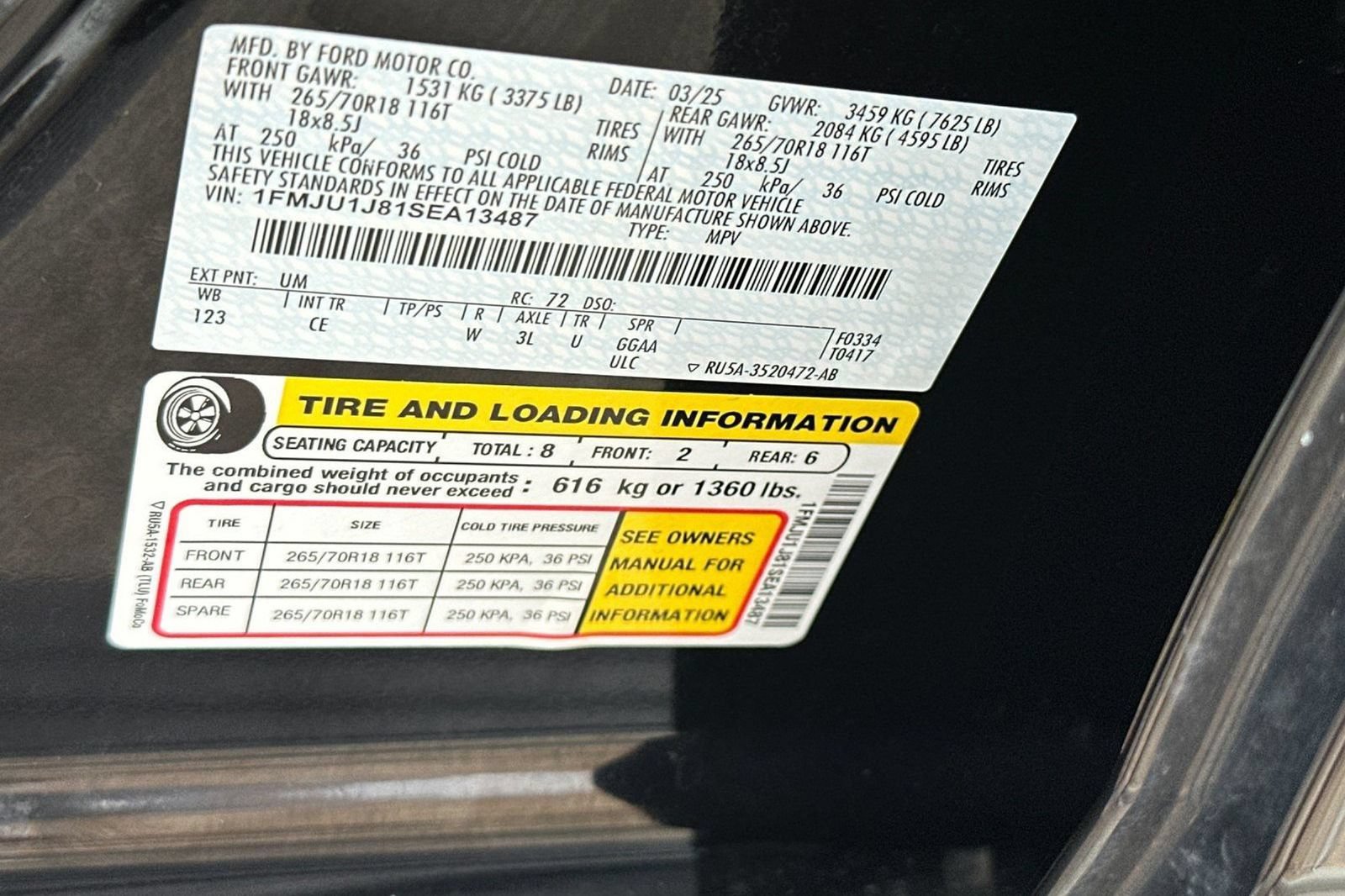 Used 2025 Ford Expedition Active AWD/4WD image 43