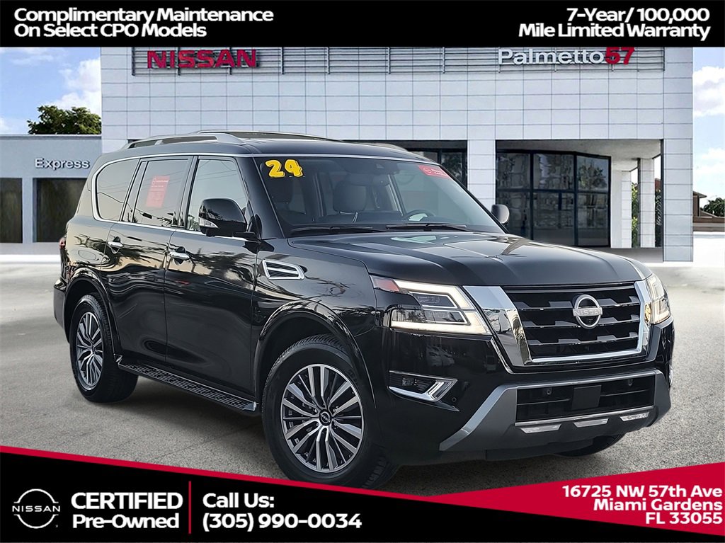 Certified 2024 Nissan Armada SL w/ Captain's Chairs Package